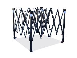 Barnum 3x3m Ultra Pliant 32mm - Noir