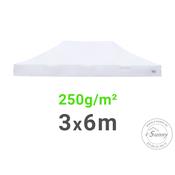 Bche de toit 250g/m rechange pour barnum pliant 3x6m