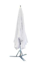 Parasol de marché télescopique 2.5 x 3M Blanc