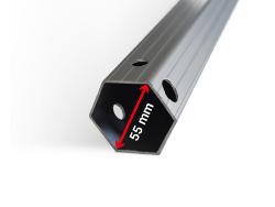 Tente Pliante Aluminium 55mm 4x6m PVC 520g/m²