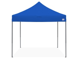 Barnum pliant 2x2m Bleu 30mm  + Pack bâches latérales 