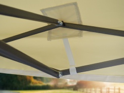 Barnum pliant Acier 30mm - 2x3m avec Pack bâches latérales