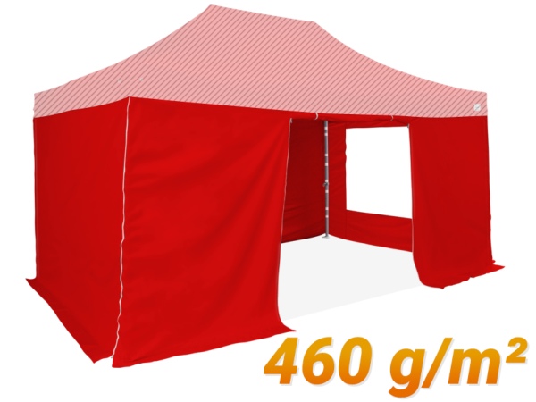Pack Latéral 4 cotés 3x4.5m 460g/m² (ignifugé M2 pour le Blanc)