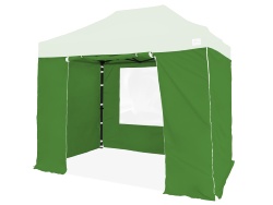 Pack 4 bâches latérales 250g/m² PVC enduit 2x3m Vert Pomme
