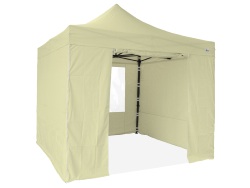 Barnum pliant Acier 40mm 3X3M + Pack Latéral avec fermeture