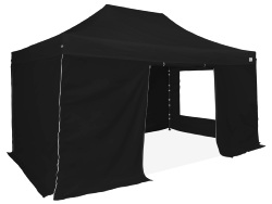 Barnum pliant Acier 40mm 3X4.5M + Pack Latéral avec fermeture
